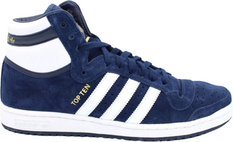 Adidas Hoge Top Suède Rubberen Zool Sneakers
