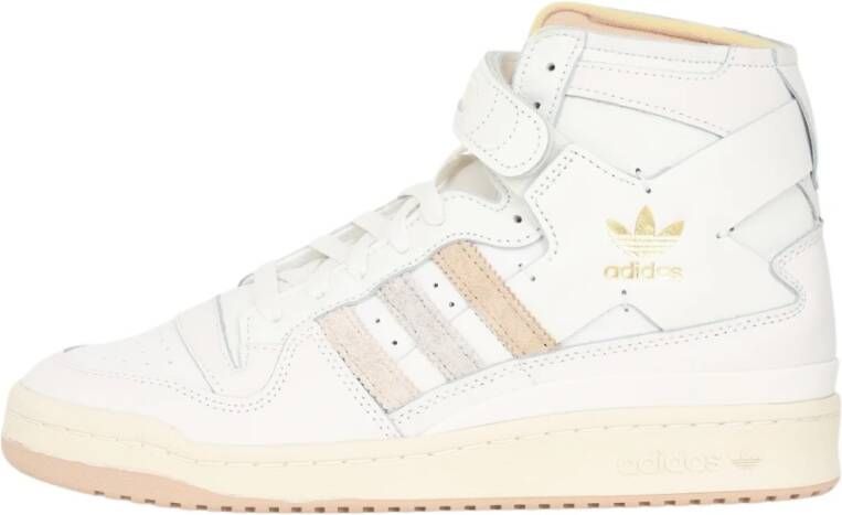 Adidas Hoge witte sneakers voor heren Wit Heren