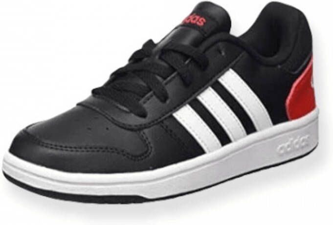 Adidas Hoops 2.0 K Scarpe da Basket Nero Rosso Bianco Zwart Dames