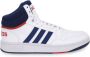 Adidas Sportswear Hoops Mid 3.0 sneakers wit blauw rood Jongens Imitatieleer 39 1 3 - Thumbnail 3