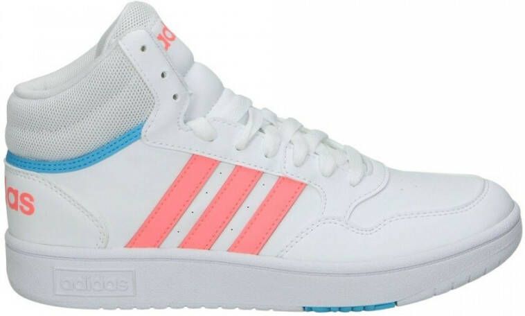 Adidas Hoops Mid 3.0 Sneakers Wit Roze Kinderen - Foto 5