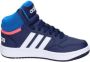 Adidas Perfor ce Hoops Mid Schoenen Kinderen Blauw - Thumbnail 2