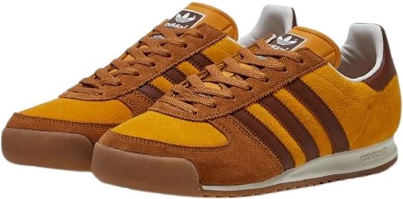 Adidas Klassieke All Black Trainingssneaker in Bruin Off White Brown Heren