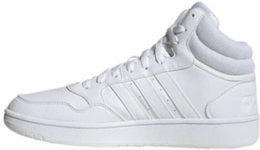 Adidas Sportswear Hoops 3.0 Mid Lifestyle Basketball Classic Vintage Schoenen Heren Wit - Foto 4