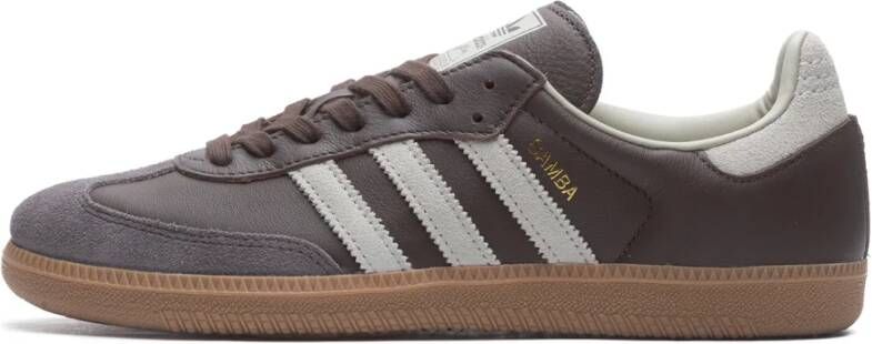 Adidas Originals Samba OG Brown Putty Grey Gold Metallic- Brown Putty Grey Gold Metallic