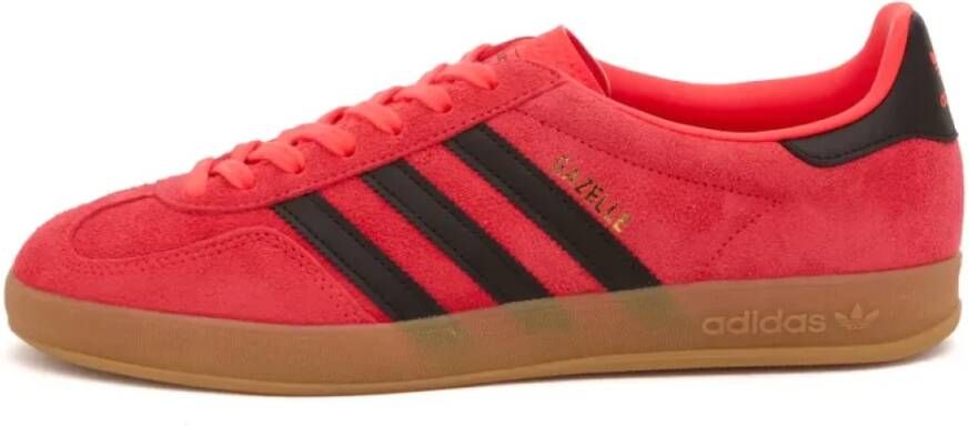 Adidas Klassieke Gazelle Indoor Sneakers Rood Zwart Goud