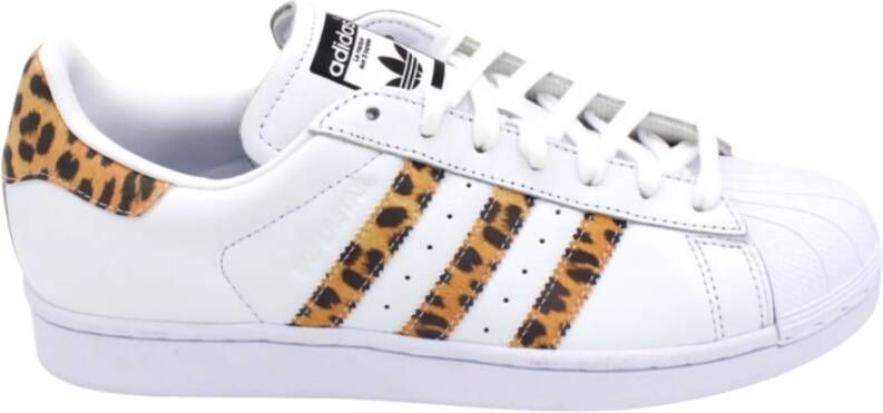 Adidas Klassieke Leren Sneaker Rubberen Zool
