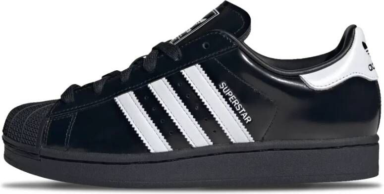 Adidas Klassieke zwarte Superstar II sneakers