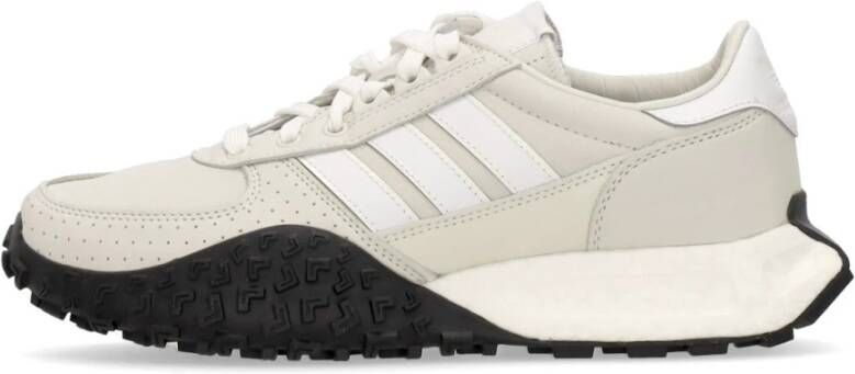 Adidas Lage Sneaker Wit Mesh Boost Tussenzool White