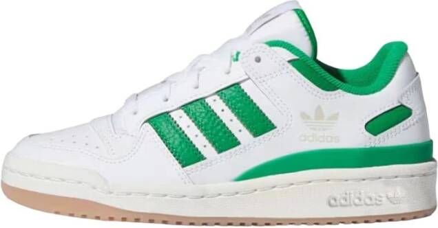 Adidas Lage Top Sneakers in Wit Groen