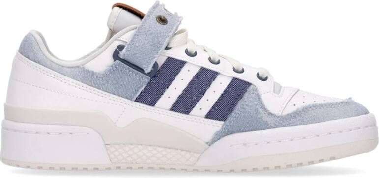 Adidas Originals Forum Low Sneaker Basketball Schoenen chalk white legacy blue cream white maat: 46 beschikbare maaten:46