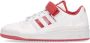 Adidas Originals Forum Low Heren Sneakers Schoenen Wit-Rood GW2043 - Thumbnail 13