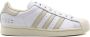 Adidas Klassieke Lage Sneaker Wit Blauw Beige Heren - Thumbnail 2