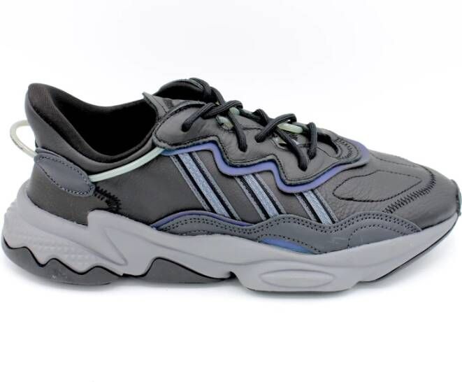 Adidas Leren Veterschoen Rubberen Zool Sneaker