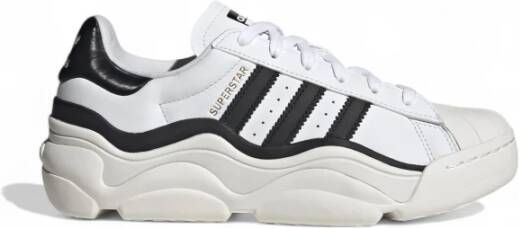 Adidas Leren Veterschoenen met Rubberen Zool