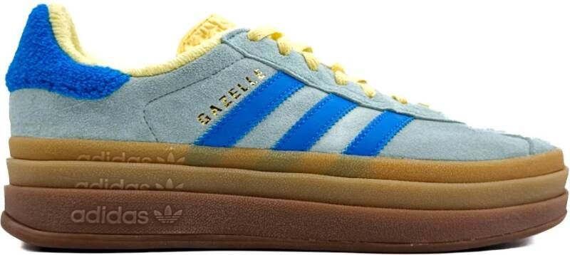 Adidas Originals Gazelle Bold W Sneaker Terrace Schoenen almost blue bright blue almost yellow maat: 38 2 3 beschikbare maaten:36 2 3 37 1 3 38
