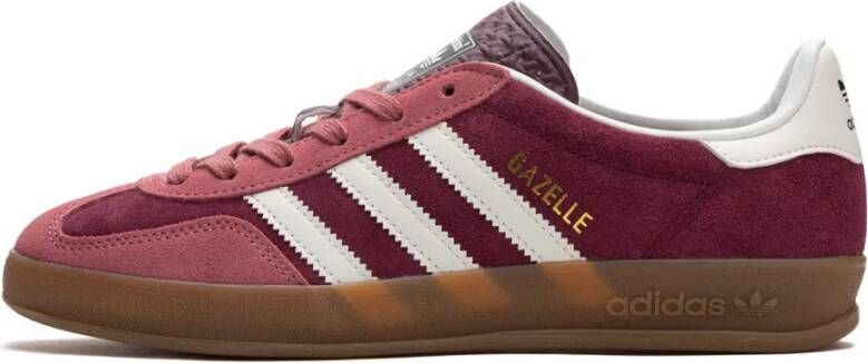 Adidas Originals Gazelle Indoor Maroon Cloud White Preloved Crimson- Maroon Cloud White Preloved Crimson
