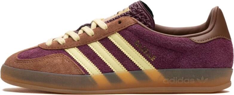 Adidas Originals Gazelle Indoor Maroon Almost Yellow Preloved Brown- Dames Maroon Almost Yellow Preloved Brown
