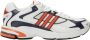 Adidas Mesh Leren Sneakers Wit Oranje Blauw - Thumbnail 1