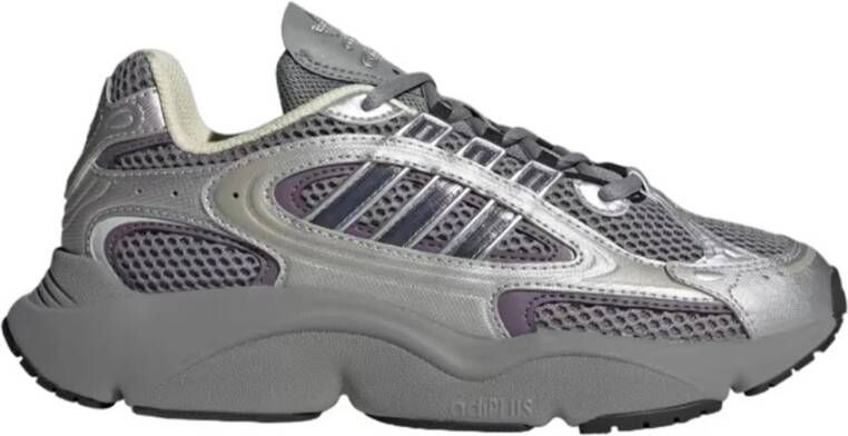Adidas Mesh Sneakers met TPU 3-Stripes Gray Dames