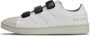 Y-3 Hook-And-Loop Lage Top Leren Sneakers White - Thumbnail 1