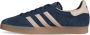 Adidas Night Indigo Wonder Taupe Gazelle Sneakers Blue Heren - Thumbnail 1
