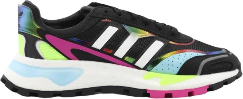 adidas Originals Abstract Multicolor Lage Sneakers Zwart Heren
