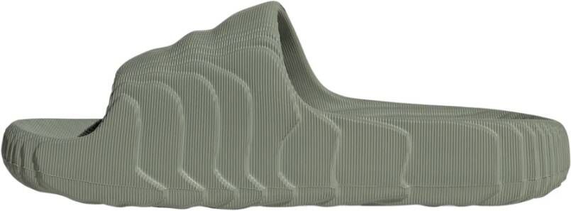 Adidas Originals Adilette 22 Badslippers Adilette Schoenen silver green silver green core black maat: 46 beschikbare maaten:39 40.5 42 43 44.5 4