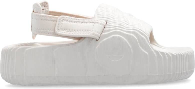 Adidas Originals Adilette 22 XLG platform sandalen Beige Dames