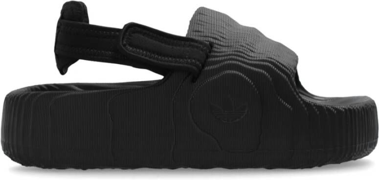 Adidas Originals Adilette 22 XLG platform sandalen Black Dames