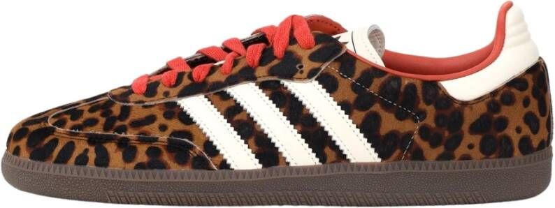 Adidas Originals Animalier Samba OG Sneakers Bruin