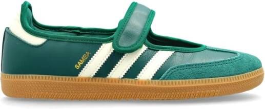 Adidas Samba Dames Schoenen Groen Maat: 40 2 3 Leer Foot Locker