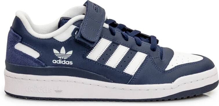 Adidas Originals Blauwe Suède Stijlvolle Sneakers voor Mannen Blue Heren