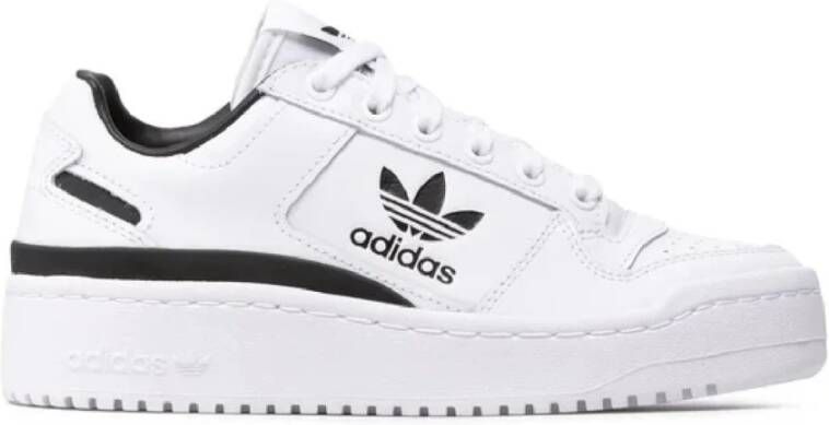 adidas Originals Bold W Leren Sneakers met Logo Belettering Wit Dames