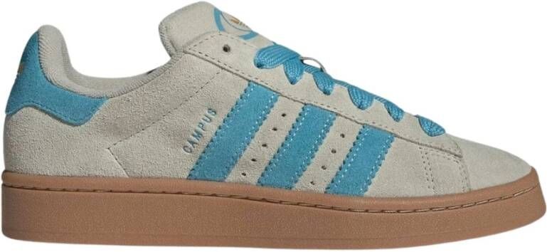 Adidas Originals Campus 00s Schoenen Putty Grey Preloved Blue Gold Metallic- Dames Putty Grey Preloved Blue Gold Metallic