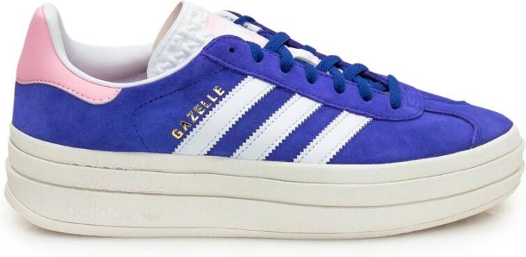 Adidas Originals Dames Lage Suède Platform Sneakers Blue Dames