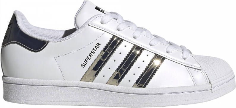 Adidas SUPERSTAR Cloud White Silver Metallic Core Black Dames