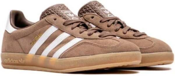 Adidas Originals Gazelle Indoor Sneakers Bruin Retrostijl