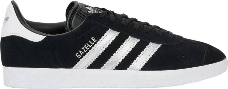 Adidas Originals Zwarte Gazelle Sneakers Old-School Vibes Zwart Dames