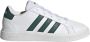 Adidas Sportswear Grand Court 2.0 sneakers wit groen Imitatieleer 36 2 3 - Thumbnail 2