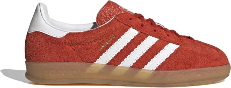 Adidas Originals Leren Sneakers Rubberen Zool Gewatteerde Kraag
