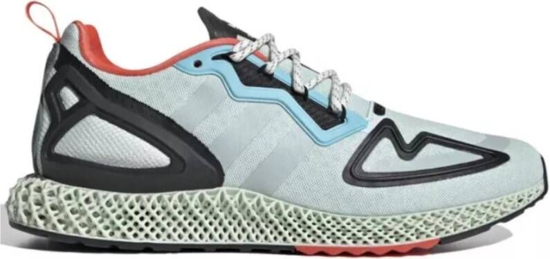Adidas Originals Multicolor Logo Lettering 2K 4D Sneakers Meerkleurig Heren