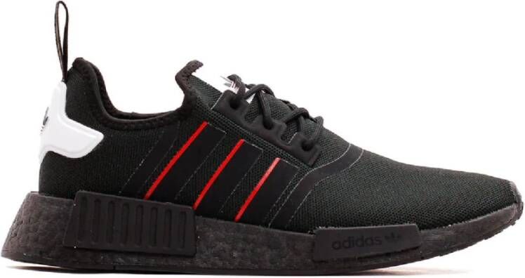 Adidas Originals Nmd_R1 Zwarte Sneakers met Rode Accenten Black Heren