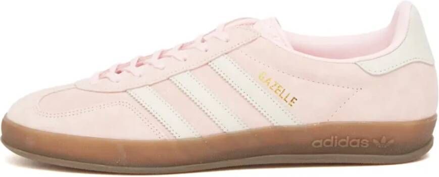 Adidas Originals Retro Indoor Gazelle Sneakers Pink White Gum