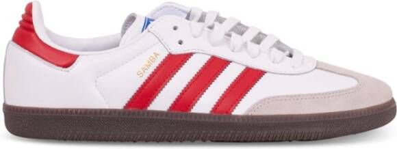 Adidas Originals Samba OG White Better Scarlet Gum 5- Dames White Better Scarlet Gum 5