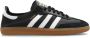 Adidas Originals Zwarte Sneakers met Leren Bovenwerk en Rubberen Zool Black - Thumbnail 1