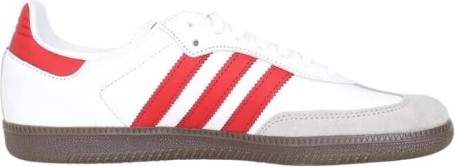 Adidas Originals Samba OG Sneakers Wit Rood Unisex