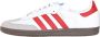 Adidas Originals Samba OG White Better Scarlet Gum 5- White Better Scarlet Gum 5 - Thumbnail 1