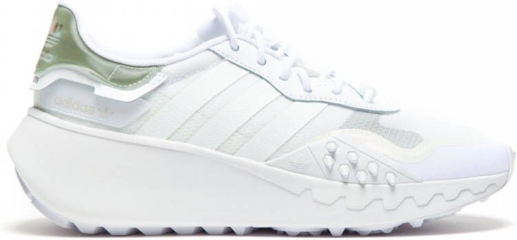 Adidas Choigo Runner Dames Schoenen White Textil Leer 2 3 Foot Locker