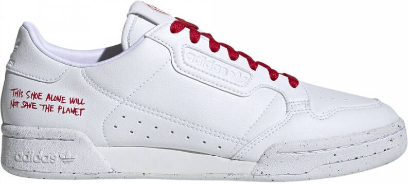 Adidas Originals Continental 80 Vegan Heren Sneakers Sport Casual schoenen Wit FU9787 - Foto 3